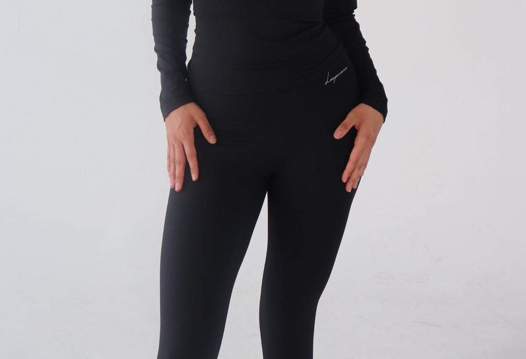 Signature Nylon Netural Leggings